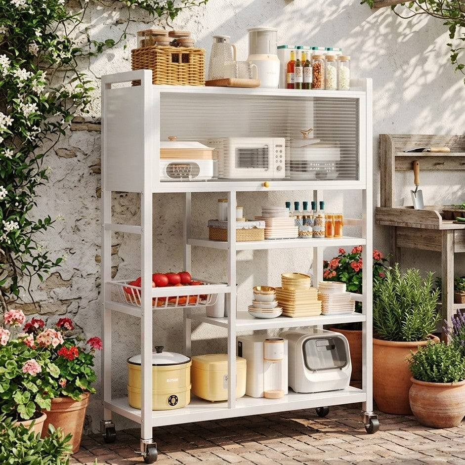 Heavy Duty Kitchen Cabinet with Wheels