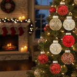 25Pcs Christmas Baubles Set