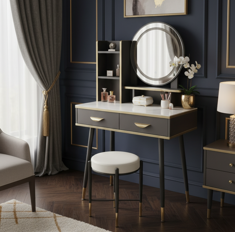 Dressing Table With Chair