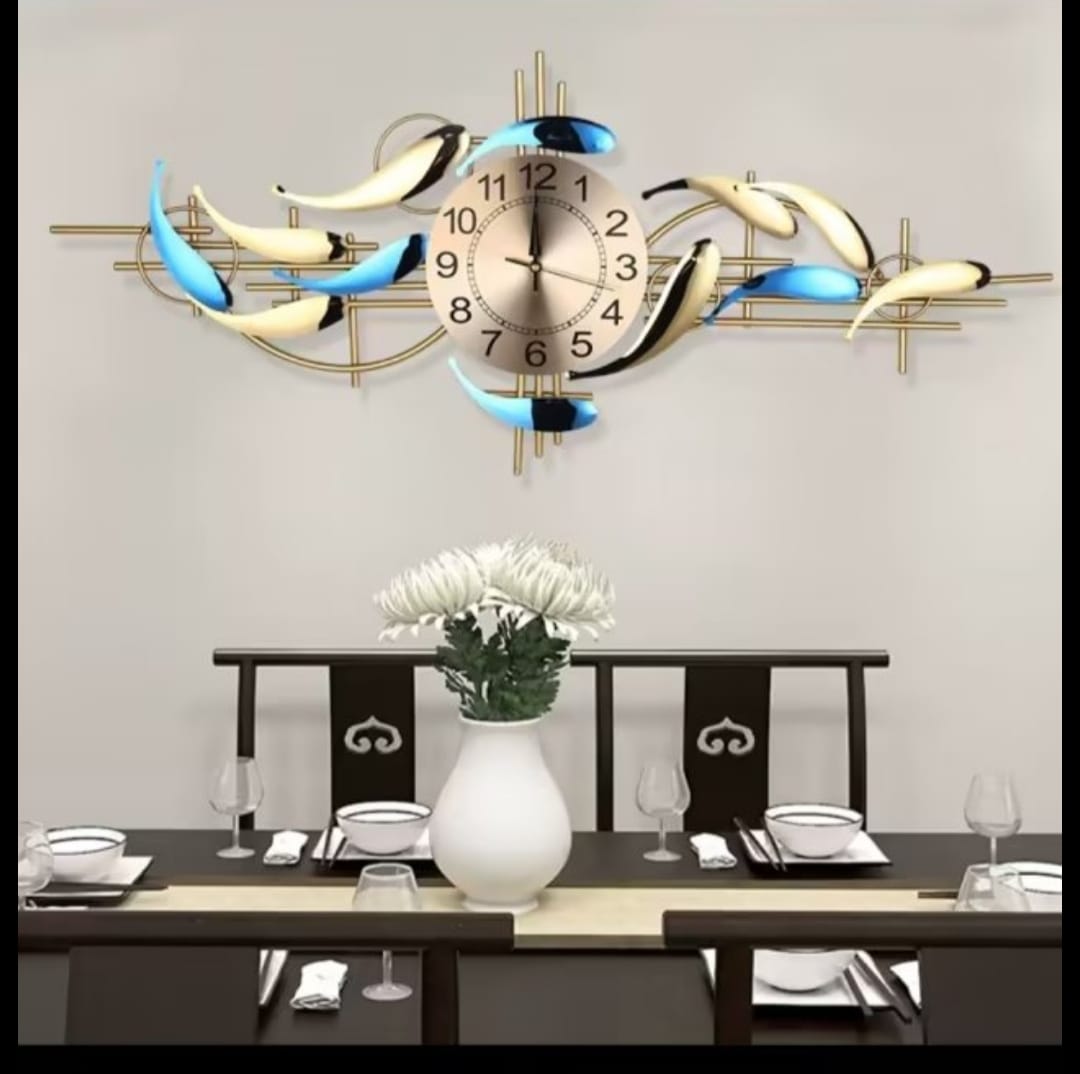 3D Iron Wall Clock
