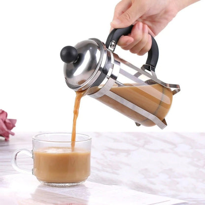French Press Coffee Maker – 850ml Glass
