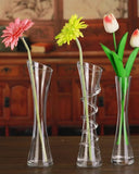 3-Piece Crystal Stem Vase Set