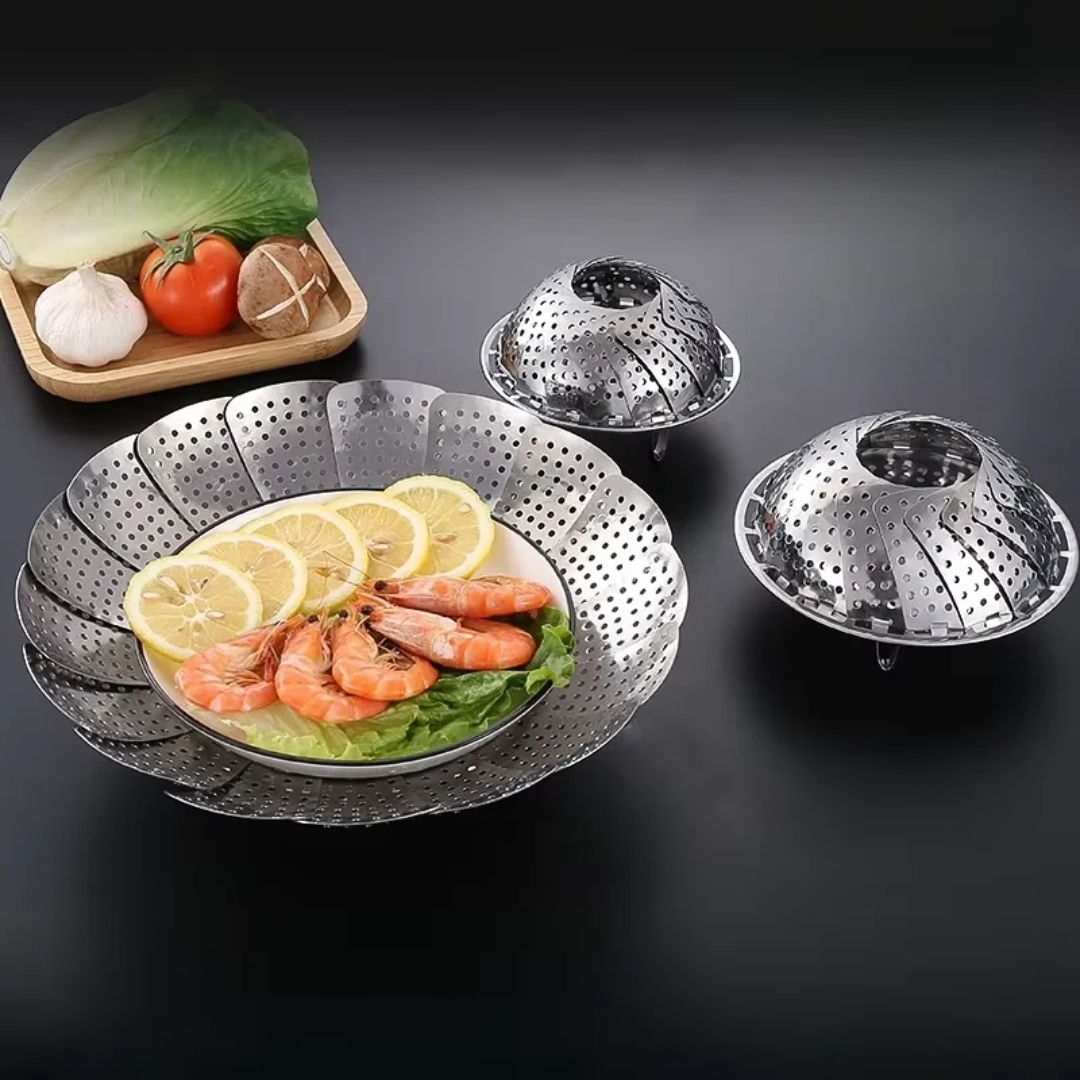 Stainless Steel Folding Steamer Basket