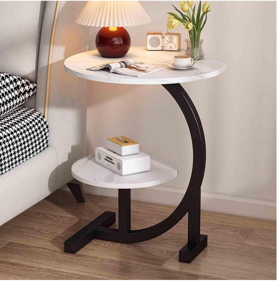 Double Layer Flower Shape Side Table