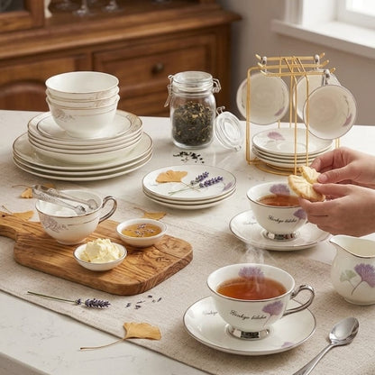 30pc Fine Bone China Dinner Set