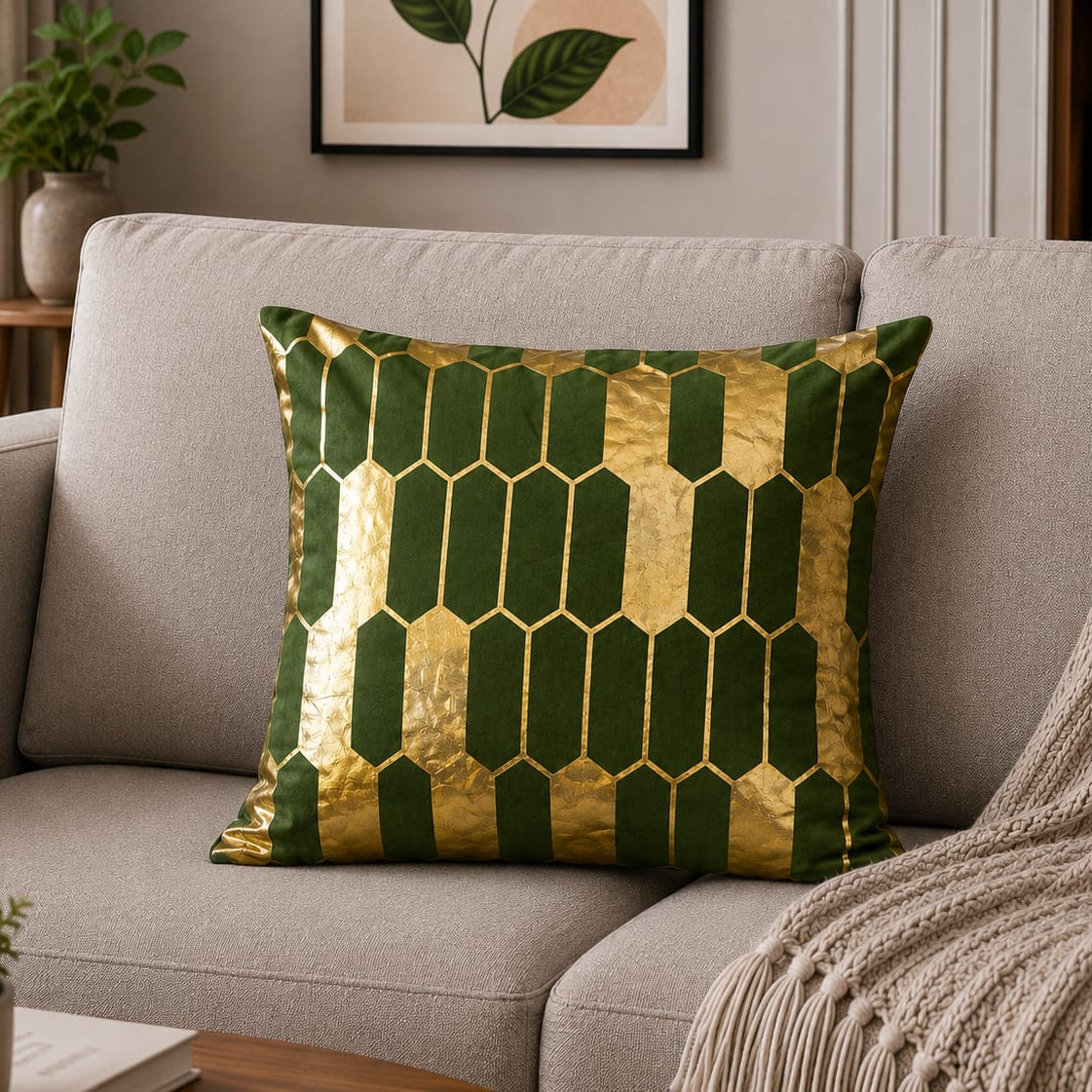 Printed Cushion Cover 45 × 45 cm