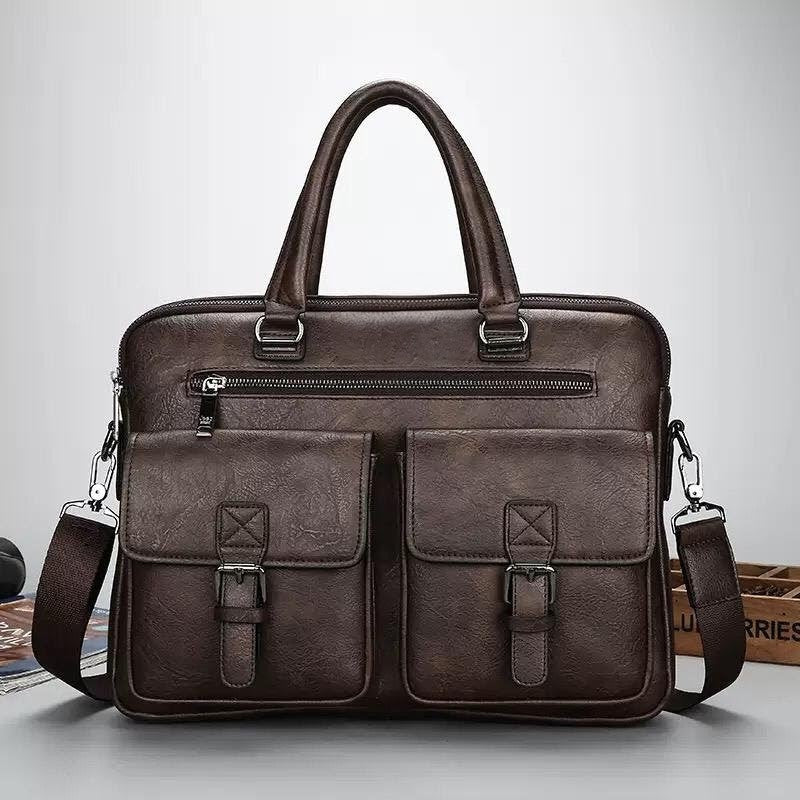 Double Pocket Laptop Bag