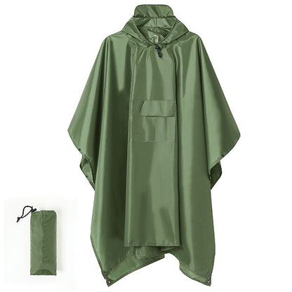 Adult Rain Poncho With Cap