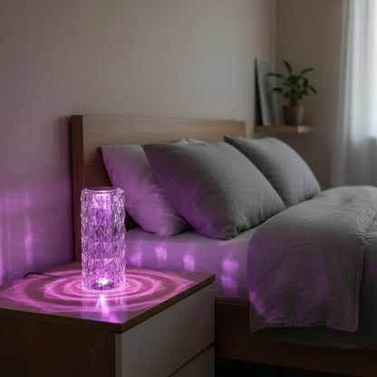 3D Touch Rose Lamp