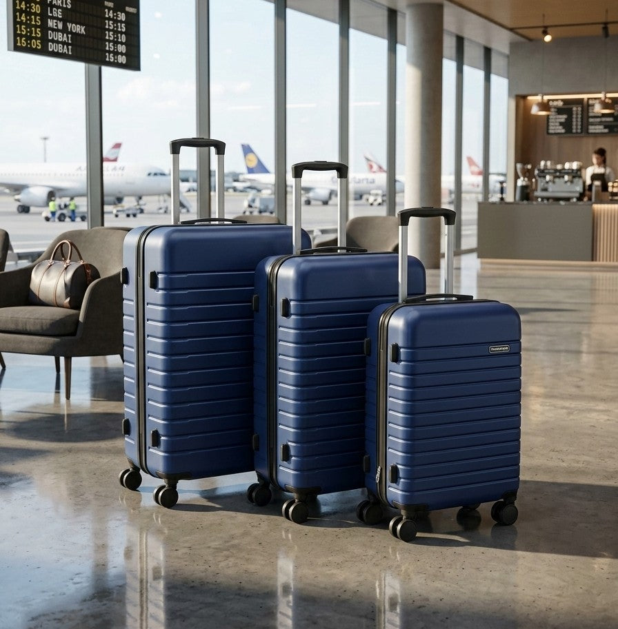 3in1 Fibre Suitcase Set