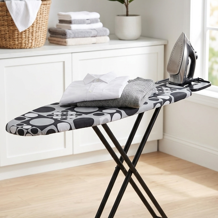 Metallic Folding Adjustable Ironing Board