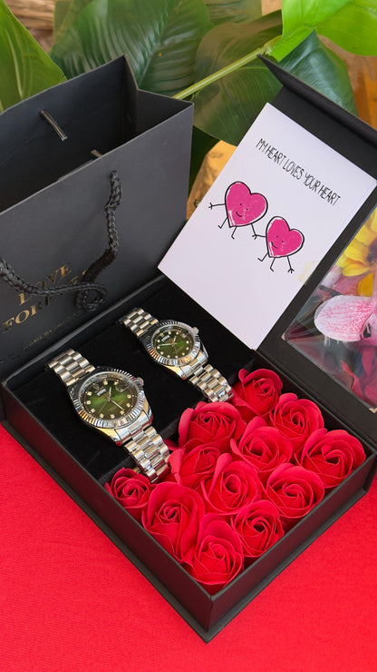 Couple Matching Watches Gift Set