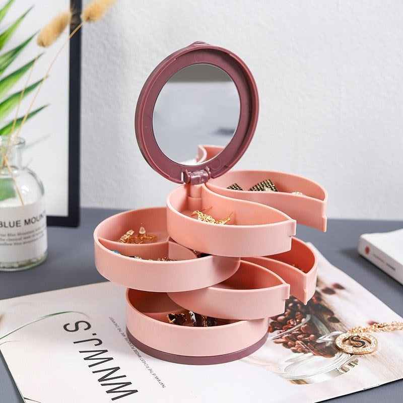4 Layer 360 Rotating Jewellery Storage