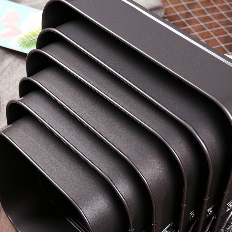 6Pcs Square Baking Tins Set