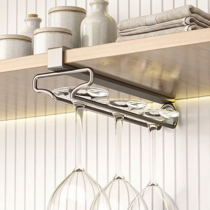 Under-Cabinet Single Wine Glass Holder