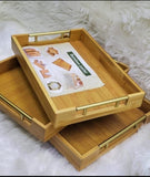 3-in-1 Bamboo Serving Trays