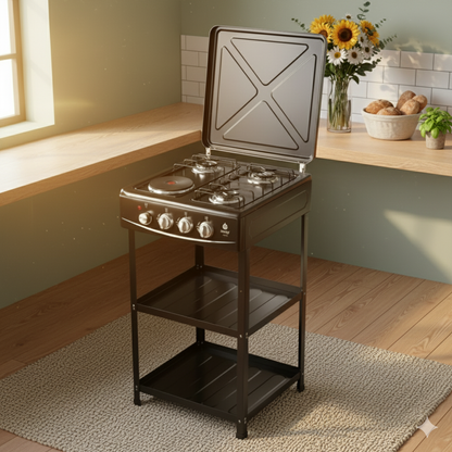 Standing Cooker with Shelves