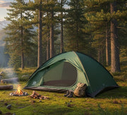 Large 8–11 person waterproof camping tent with spacious interior and durable frame