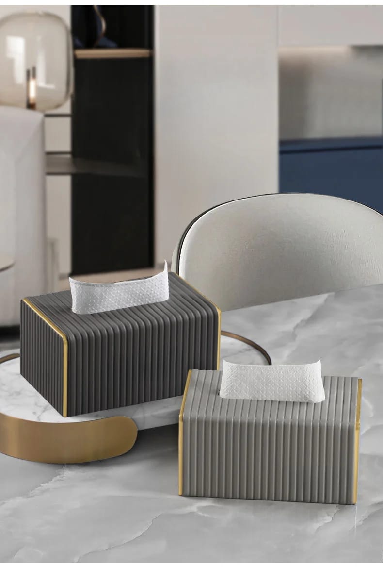 Leather Tissue/ Serviette Holder