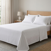 Striped Cotton Bedsheet Set 6*7