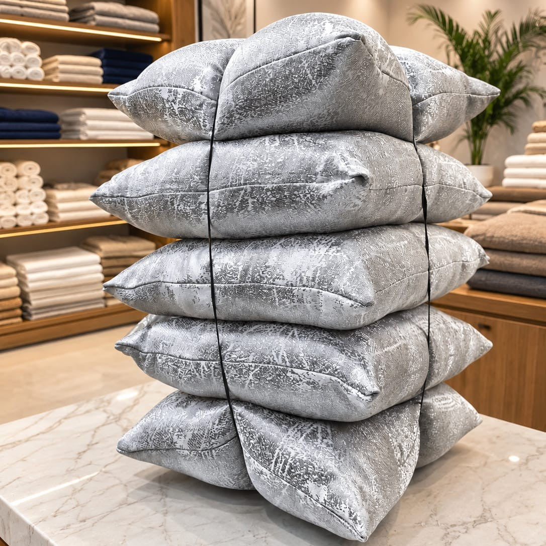 5Piece Throw Pillow Set with Zipper