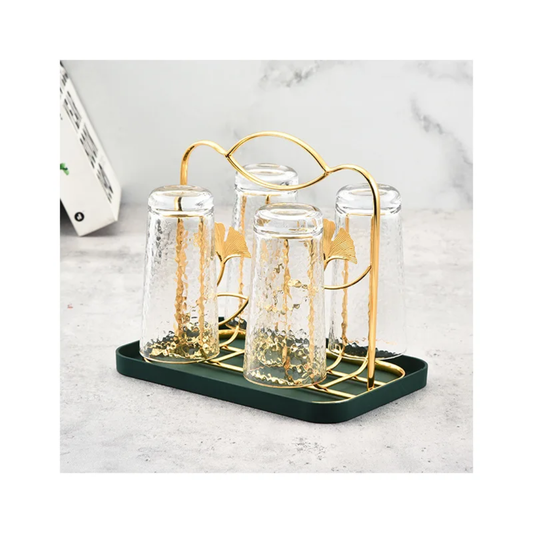 Gold Stand Glass Holder