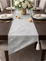 Linen table runner measuring 180 cm by 32 cm for 8 to 10 seater dining tables