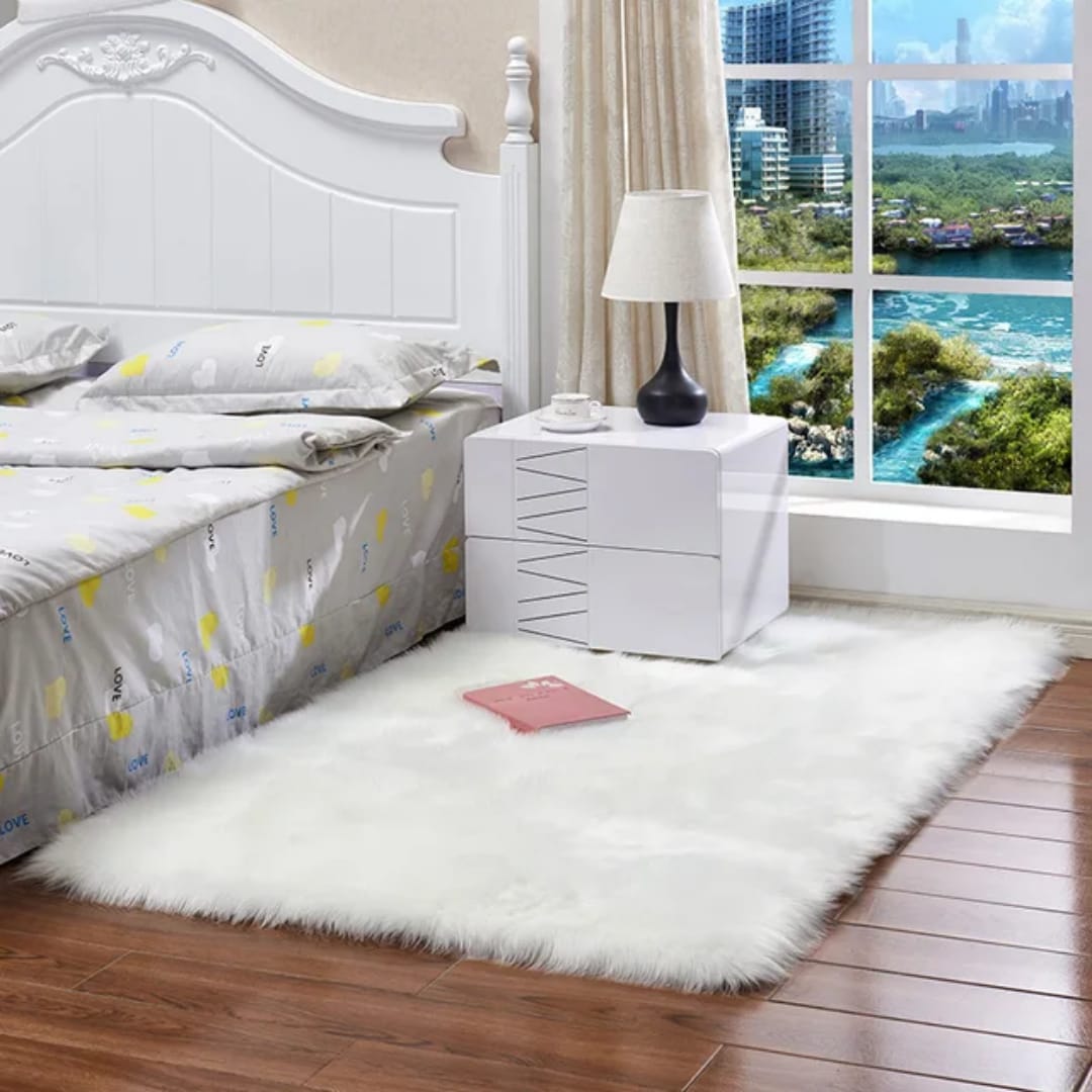 Faux Fur Mat 4x6 Feet