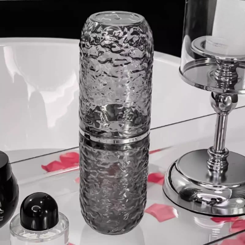 Portable Toothbrush and Paste Holder