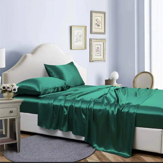 Silky Soft Mulberry Fitted Bedsheet Set