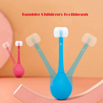 Three-Sided Kids Toothbrush
