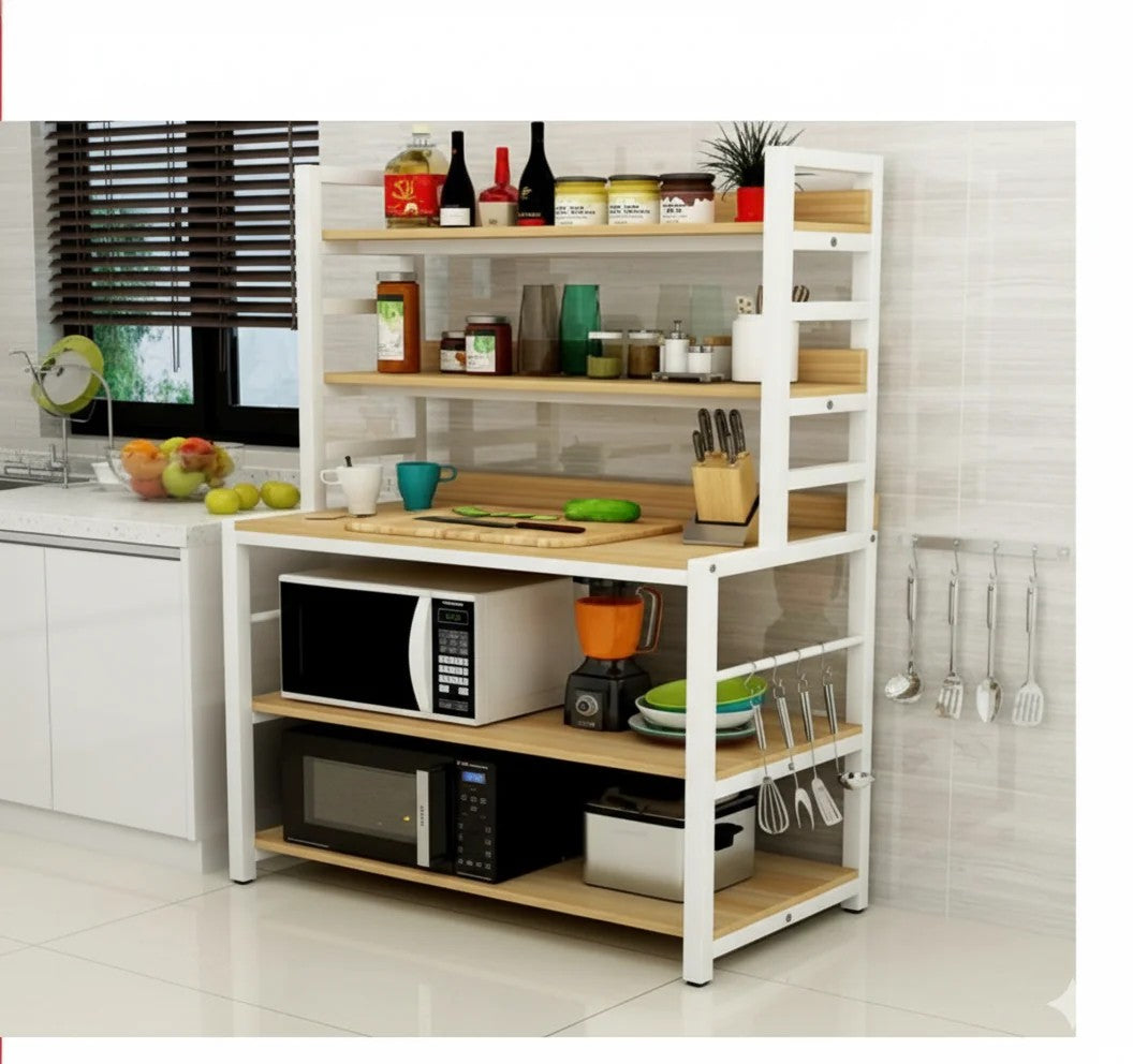 Multipurpose Wood & Metal Storage Rack