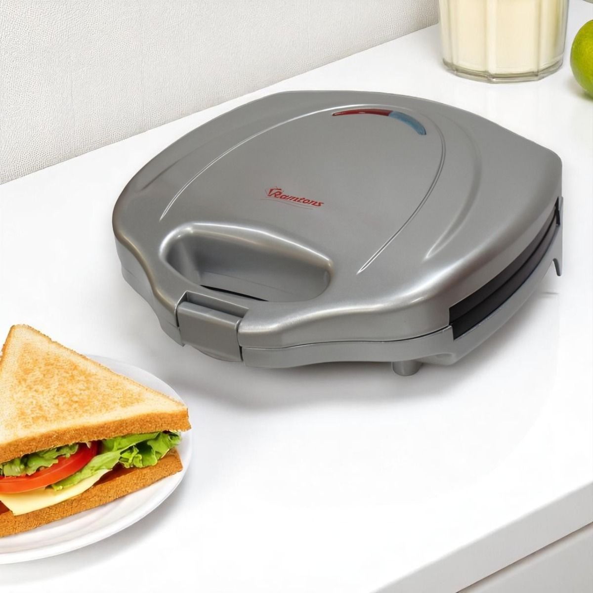 Ramtons 2 Slice Sandwich Toaster Silver RM/114