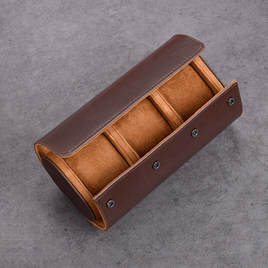 3-in-1 Leather Watch Organizer