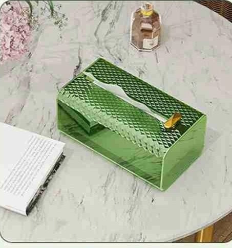 Diamond Wall Mounted Acrylic Tissue Box