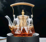 Glass Teapot With Strainer Infuser