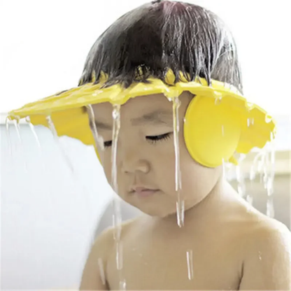 Gemelli Collections kid’s adjustable shower cap for tear-free hair washing