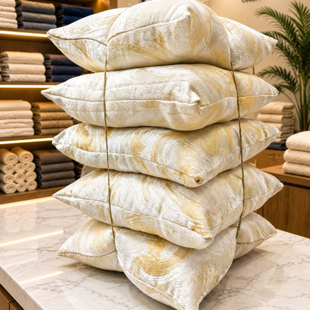 5Piece Throw Pillow Set with Zipper