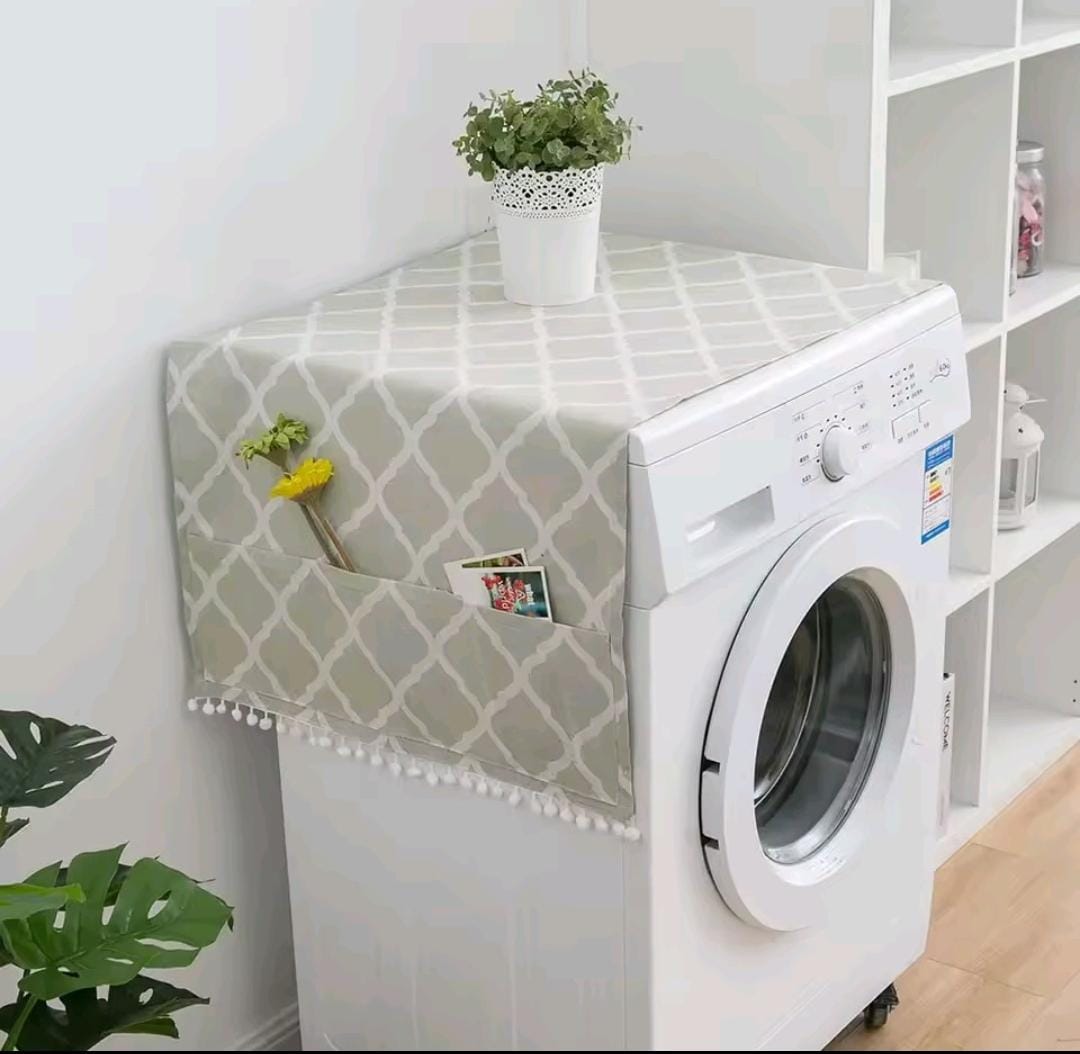 Cotton Fridge and Washing Machine Dust Cover