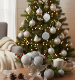 12Pc Christmas Ball Ornament Set