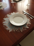 Nordic Round Lace Table Mats Set of 6