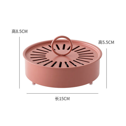 Iron Mosquito-Repellent Incense Box with Cover