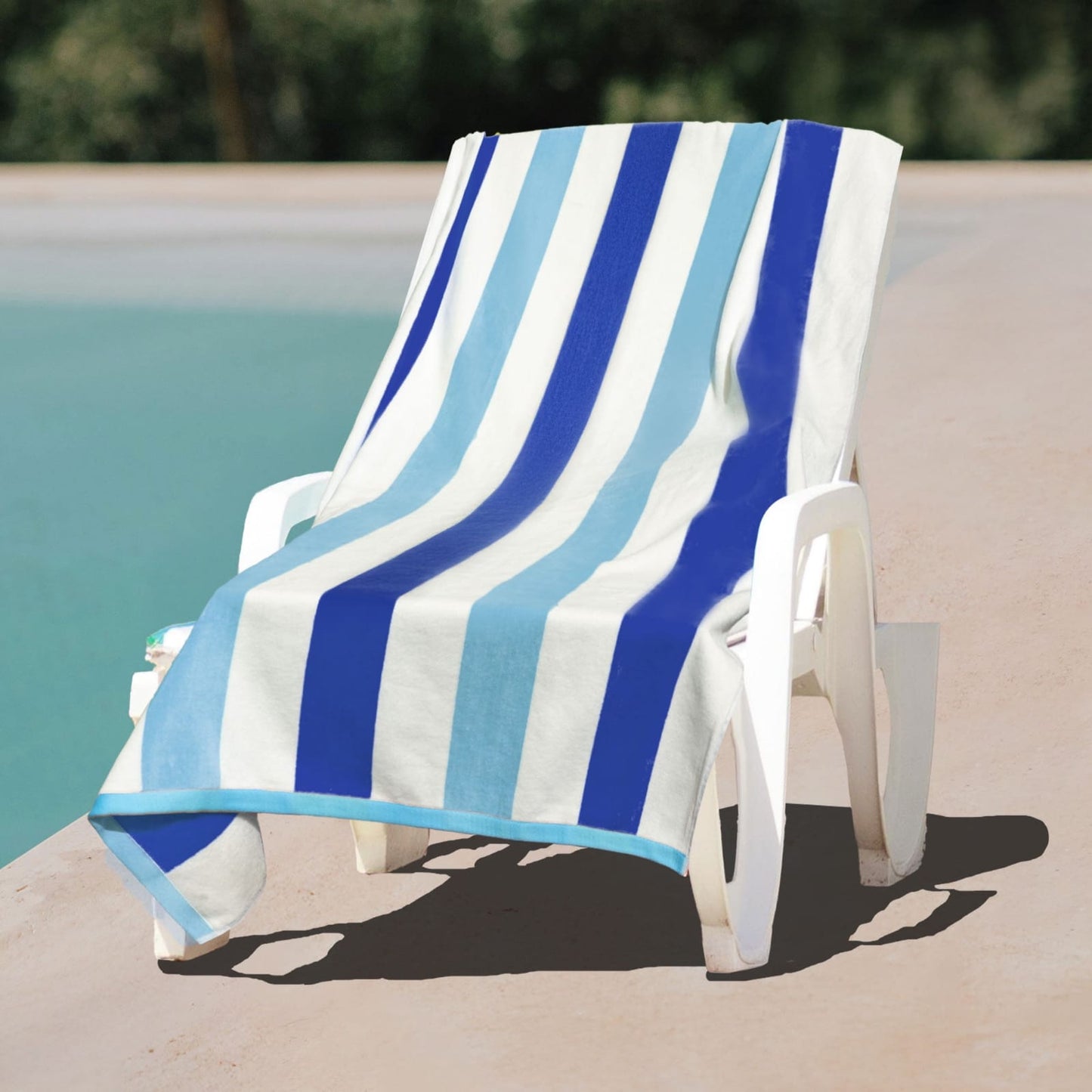 Cotton Striped Beach and Pool Towels