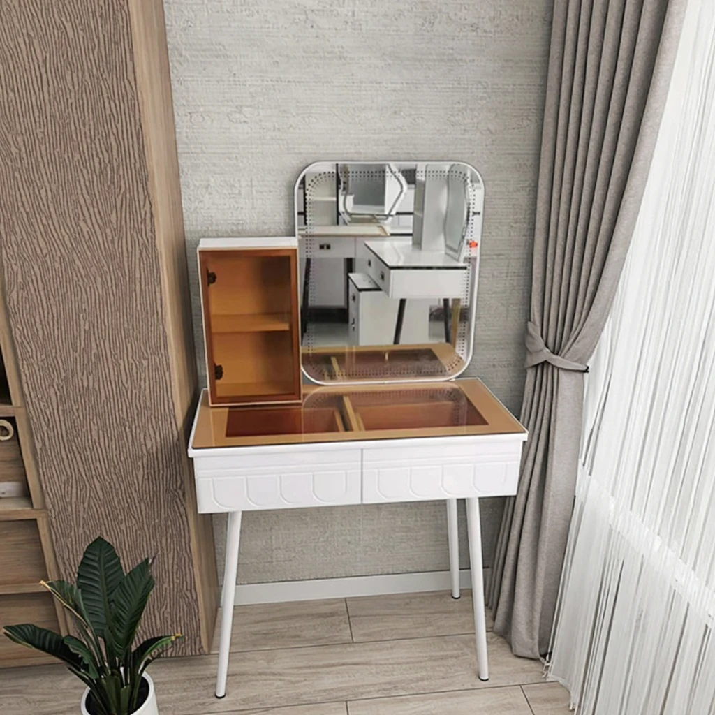 LED Vanity Dressing Table with Storage Cabinet