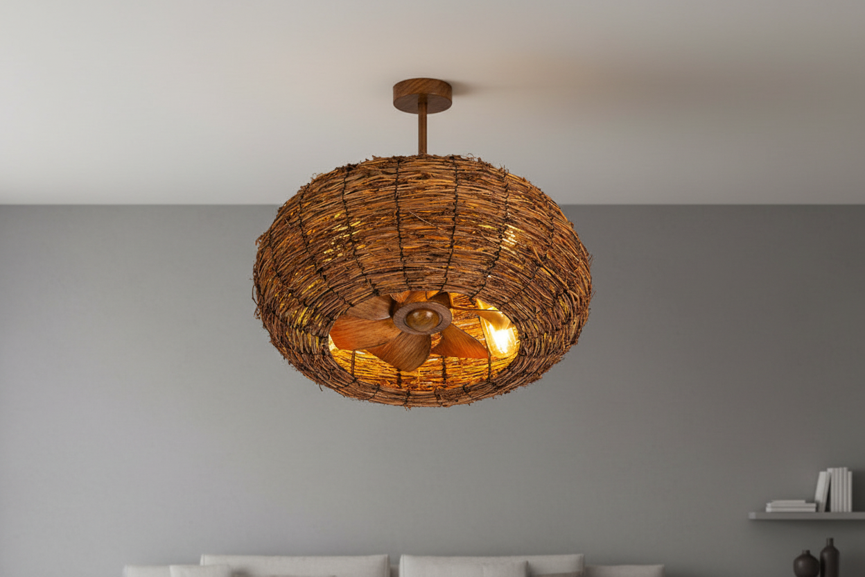 Light – E27 Base, Natural Finish-KD 1703