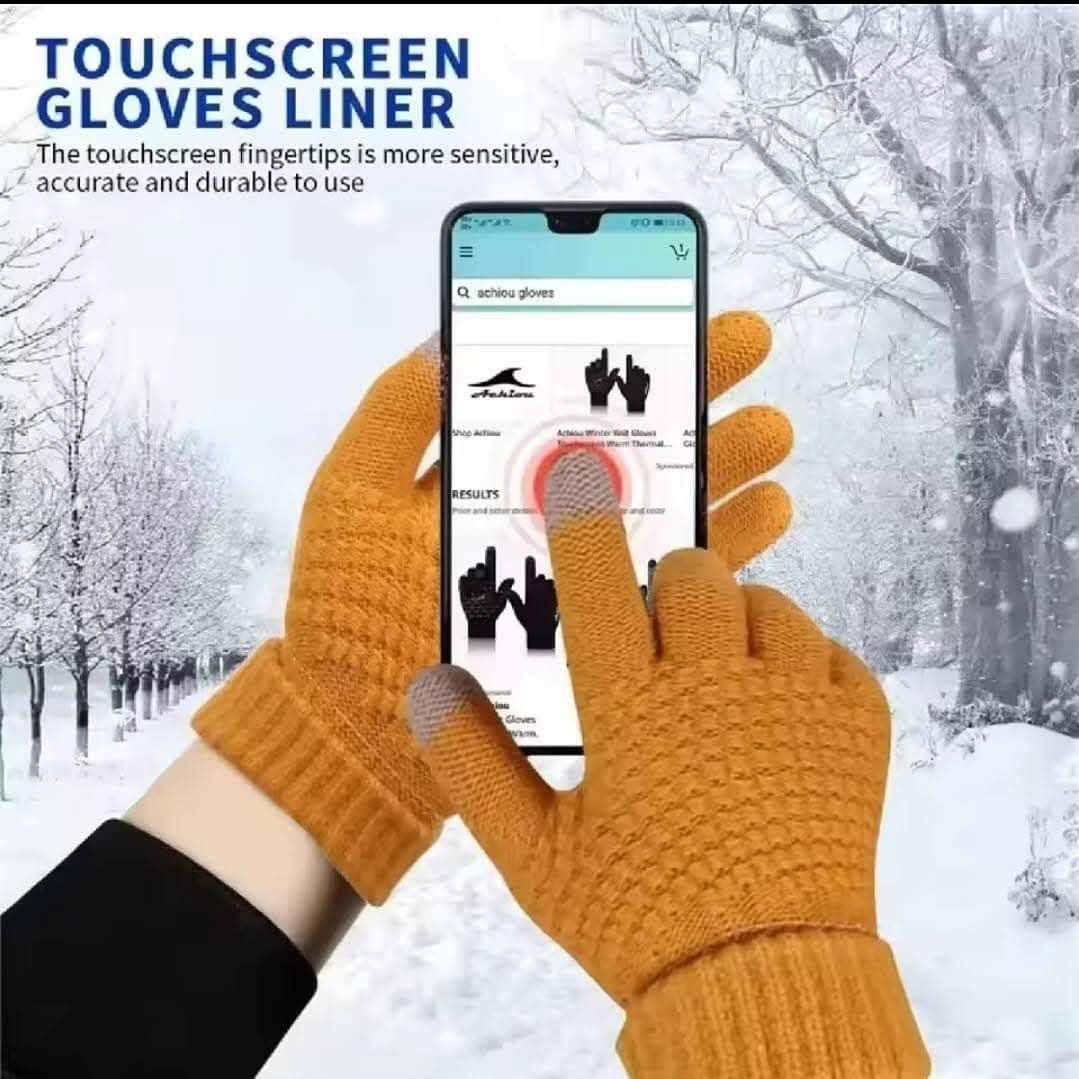 Winter touchscreen gloves