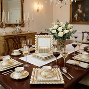 30 Piece elegant dinner set for stylish home dining and table presentation
