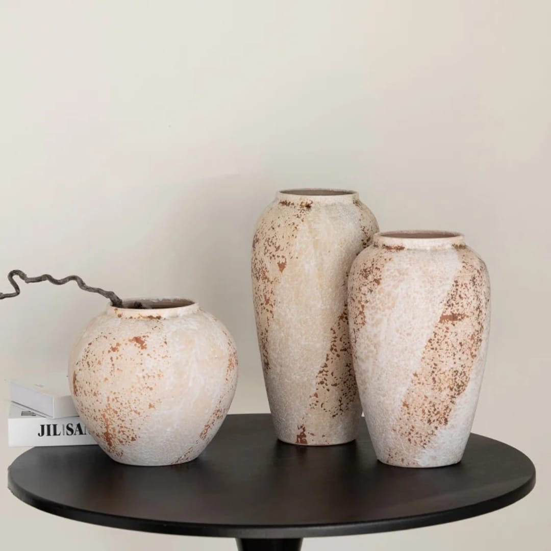 Ceramic Vase Wabi Sabi Style Flower Vase