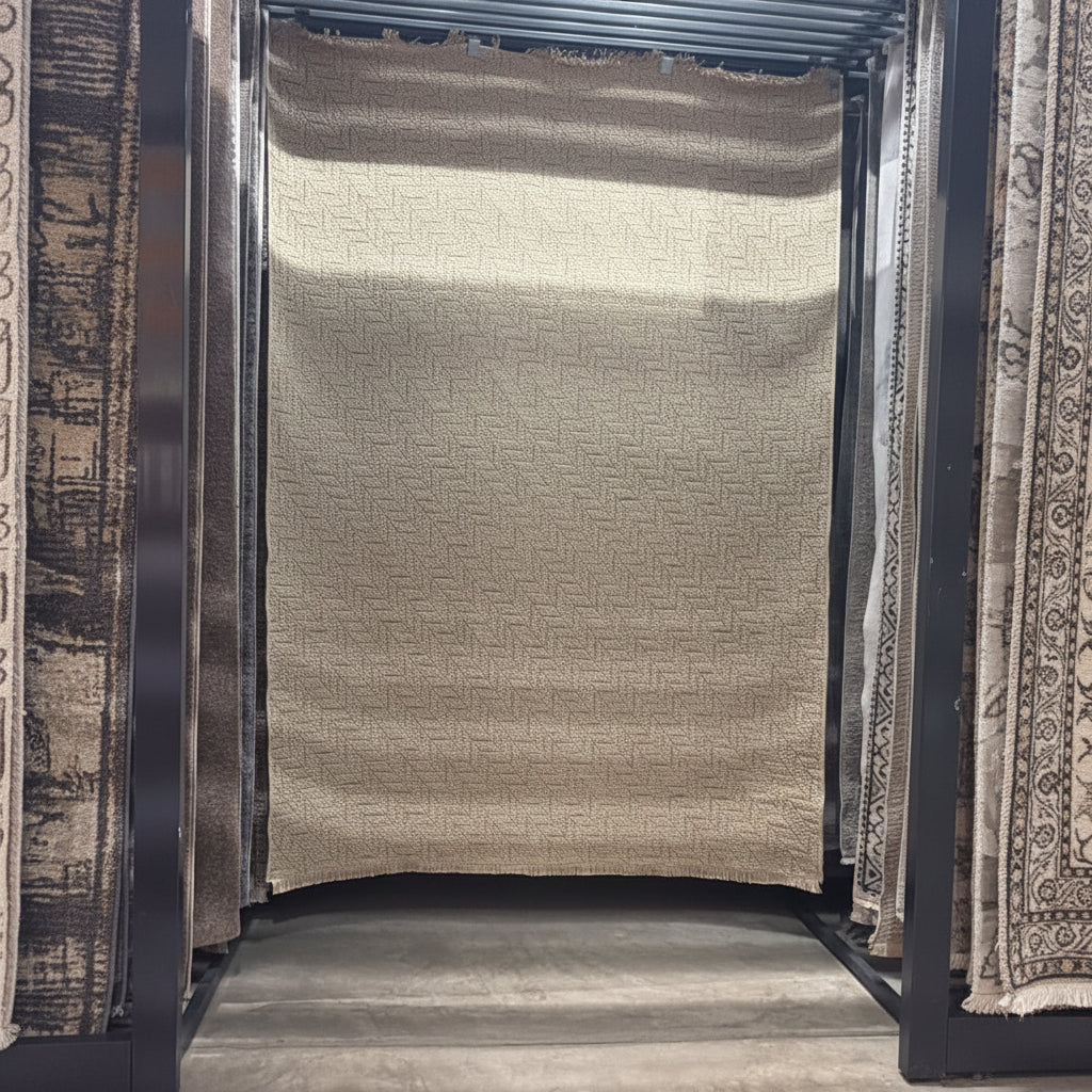 Teora Chevron Pattern Carpet Rug