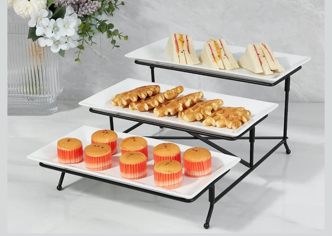 3-Tier Serving Tray Stand